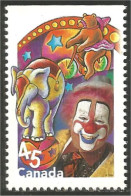 Canada Circus Cirque Elephant Elefant Elefante Olifant Norsu MNH ** Neuf SC (C17-57hb) - Elefanten