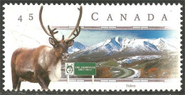 Canada Autoroute Dampster Highway Yukon Renne Caribou Reindeer MNH ** Neuf SC (C17-39a) - Unused Stamps