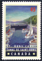 Canada St. Ours Canal Bateau Voilier Sailing Ship Boat Schiff MNH ** Neuf SC (C17-26a) - Unused Stamps