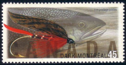 Canada Mouche Fishing Fly Dark Montreal MNH ** Neuf SC (C17-17b) - Pesci