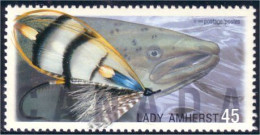 Canada Mouche Fishing Fly Lady Amherst MNH ** Neuf SC (C17-18a) - Ongebruikt
