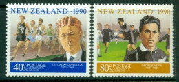NEW ZEALAND 1990 Mi 1126-27** New Zealand Sporting Heroes [B994] - Sonstige & Ohne Zuordnung