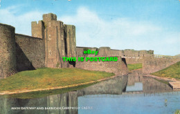 R578188 Caerphilly Castle. Main Gateway And Barbican. J. Salmon. Cameracolour. 1 - Monde