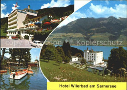 11903770 Wilen Sarnen Hotel Wilerbad Am Sarnersee Bootspartie Sarnen - Sonstige & Ohne Zuordnung