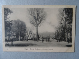 CPA  PARIS--LA PORTE DE SURESNE.  BOIS DE BOULOGNE. - Unclassified