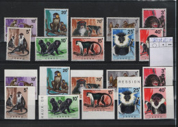 Kongo Kinshasa Michel Cat.No. Mnh/** 432/441 A/B - Nuevas/fijasellos