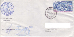 FSAT TAAF Marion Dufresne. 09.08.85 Cap Town Le Cap - Lettres & Documents