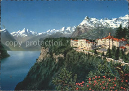 11903698 Seelisberg UR Grand Hotels Kulm Und Sonnenberg Fliegeraufnahme Seelisbe - Altri & Non Classificati