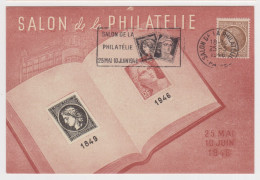 PARIS , 1946, Salon De La Philatélie Sur  Céres ( SN24/86/14.2) - ....-1949