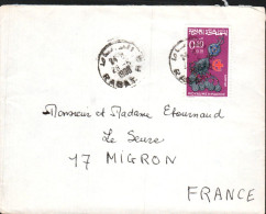 MAROC SEUL SUR LETTRE POUR LA FRANCE - Marocco (1956-...)