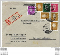 17-1 - Enveloppe Recommandée Envoyée De Ulm 1930 - Briefe U. Dokumente