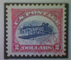 United States, Scott #4806a, Used(o), 2013, Inverted Jenny, Single, $2, Blue, Black, And Red - Used Stamps