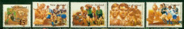 NEW ZEALAND 1995 Mi 1430-34** 100th Anniversary Of The Rugby Organisation [B1036] - Rugby