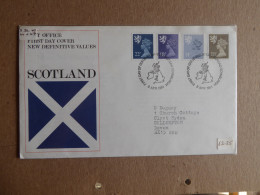 GREAT BRITAIN SG  FDC  SCOTLAND Definitive Covers 1981 - Sin Clasificación