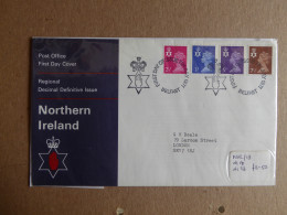 GREAT BRITAIN SG  FDC  NORTHERN IRELAND Definitive Covers 1971 - Unclassified