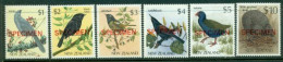 NEW ZEALAND 1985-89 Mi 931-32 + 962-63 + 1021 + 1070** Birds – Specimen Overprint [B1045] - Autres & Non Classés