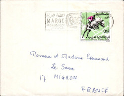 MAROC SEUL SUR LETTRE POUR LA FRANCE 1967 - Marocco (1956-...)