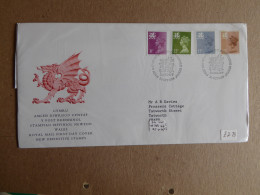 GREAT BRITAIN SG  FDC  WALES Definitive Covers 1984 - Non Classificati