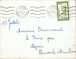 MAROC SEUL SUR LETTRE POUR LA FRANCE 1962 - Marocco (1956-...)