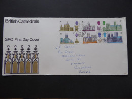 GREAT BRITAIN SG 796-801 BRITISH ARCHITECHTURE CATHEDRALS FDC    - Zonder Classificatie