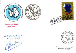 FSAT TAAF Marion Dufresne. 31.10.90 Djibouti - Storia Postale