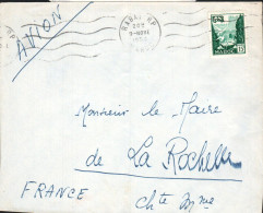 MAROC SEUL SUR LETTRE POUR LA FRANCE 1954 - Marokko (1956-...)