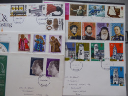 GREAT BRITAIN SG 897-917 FDC  ALL 6 COVERS OF 1972 BEDFORD - Ohne Zuordnung