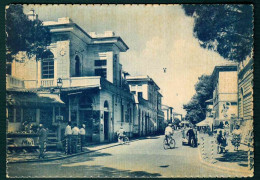 BF154 RICCIONE VIALE DANTE - ANIMATISSIMA - RIMINI 1940 CIRCA - Andere & Zonder Classificatie