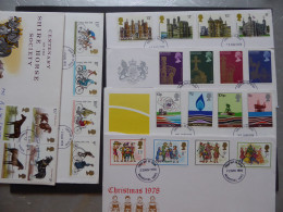 GREAT BRITAIN SG  FDC  6 COVERS OF 1978  - Ohne Zuordnung