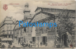 227903 FRANCE PARIS STREET OF TEMPLE & MARKET POSTAL POSTCARD - Autres & Non Classés