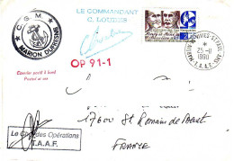 FSAT TAAF Marion Dufresne. 25.11.90 SPA Op 91.1 - Storia Postale