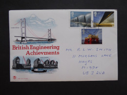 GREAT BRITAIN SG 1215-17 ENGNEERING ACHIEVEMENTS FDC    - Unclassified