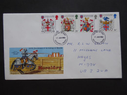 GREAT BRITAIN SG 1236-39 COLLEGE OF ARMS 500YRS FDC    - Ohne Zuordnung