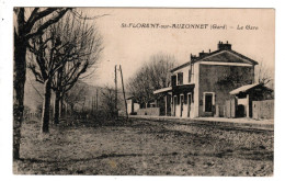 Saint Florent Sur Auzonnet , La Gare - Other & Unclassified