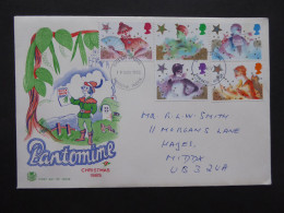 GREAT BRITAIN SG 1303-07 CHRISTMAS PANTOMI,E CHARACTERS FDC    - Ohne Zuordnung