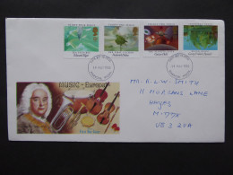 GREAT BRITAIN SG 1282-85 EUROPEAN MUSIC YEAR FDC    - Ohne Zuordnung