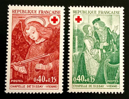 1970 FRANCE N 1661/62 CROIX ROUGE CHAPELLE DE DISSAY - NEUF** - Ungebraucht