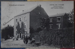 Carte Privée - Chevetogne (Léignon) - Hôtel De L'Ivoine - Propriétaire Jottard- G. Hermans, édit., Anvers - 1908 - Ciney