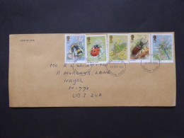 GREAT BRITAIN SG 1277-81 INSECTS FDC    - Ohne Zuordnung