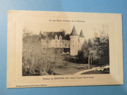 CHATEAU DE BRIDOIRE, DORDOGNE, FACADE NORD OUEST, CPA - Riberac