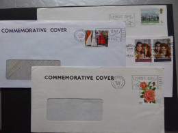 GREAT BRITAIN SG  FDC  4 DIFFERENT COVERS  - Unclassified