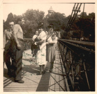 Francia 1940, Paris, Buttes Chaumont, Le Pont Suspendu, Fotografia Epoca - Plaatsen