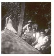 Francia 1946, Les Ormes, La Terrasse De L'Hotel, Foto Epoca Vintage Photo - Lieux