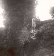 Francia 1946, Piégut-Pluviers, Scorcio Delle Rovine, Foto, Vintage Photo - Plaatsen