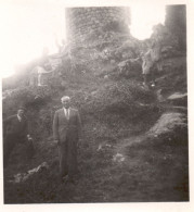 Francia 1946, Piégut-Pluviers, Ai Piedi Della Torre, Foto, Vintage Photo - Lieux