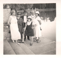 Francia 1935, Villeggianti Sulla Riva Di Un Fiume, Foto, Vintage Photo - Lieux