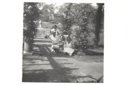 Francia 1934, Comitiva Nel Parco, Fotografia Epoca, Vintage Photo - Plaatsen