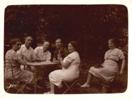 Francia 1935, Rambouillet, Picnic Nel Parco, Foto Epoca, Vintage Photo - Plaatsen