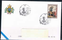 SAN MARINO 1994 -  Bari, Expo Levante '94, Annullo Speciale - Philatelic Exhibitions