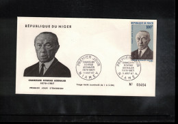 Niger 1967  Im Memoriam Dr. Konrad Adenauer FDC - Sonstige & Ohne Zuordnung